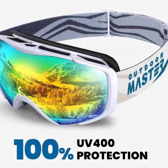 Ski Goggles with Cover Snowboard Snow Goggles OTG Anti-Fog - Picture 2 of 5